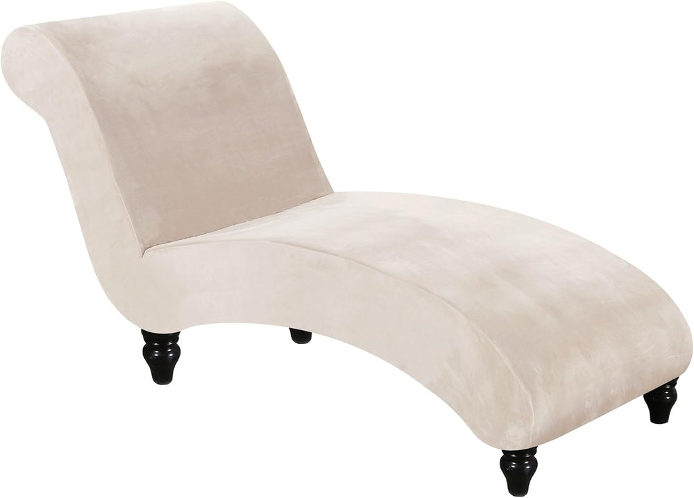 FantasDecor Chaise Lounge Velvet Luxury Covers for Living Room Indoor Stretch...