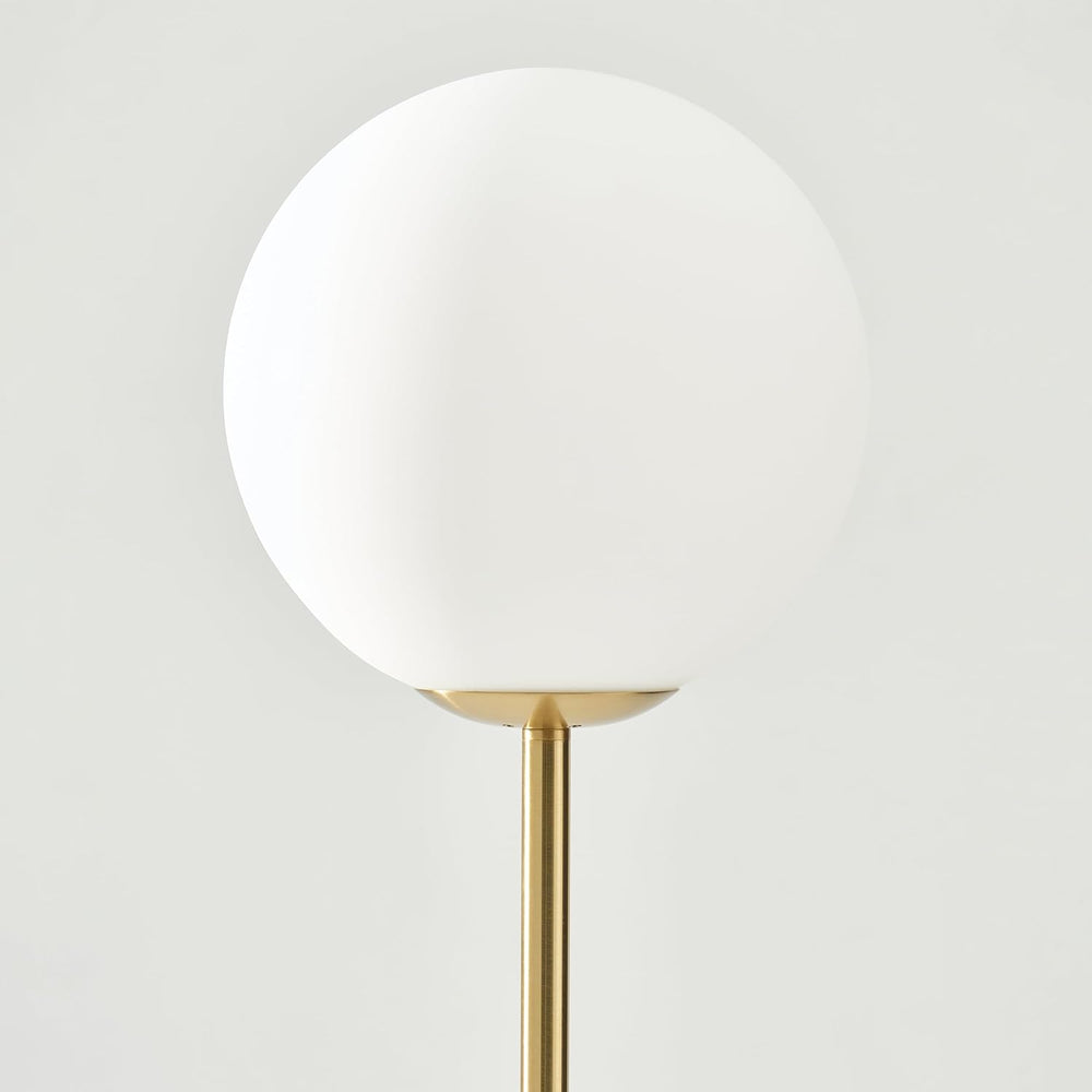 Brightech Luna LED Floor lamp, Modern Lamp for Living Rooms & Offices, Gr...