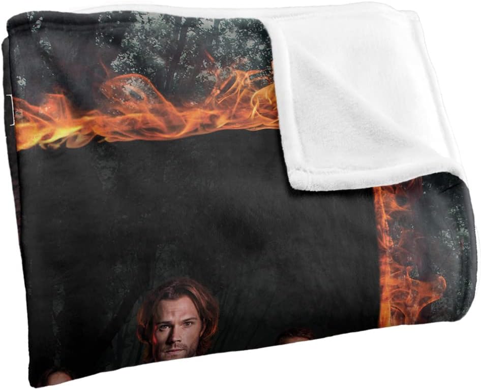 Supernatural Fire Frame Silky Touch Super Soft Throw Blanket 36" x 58"