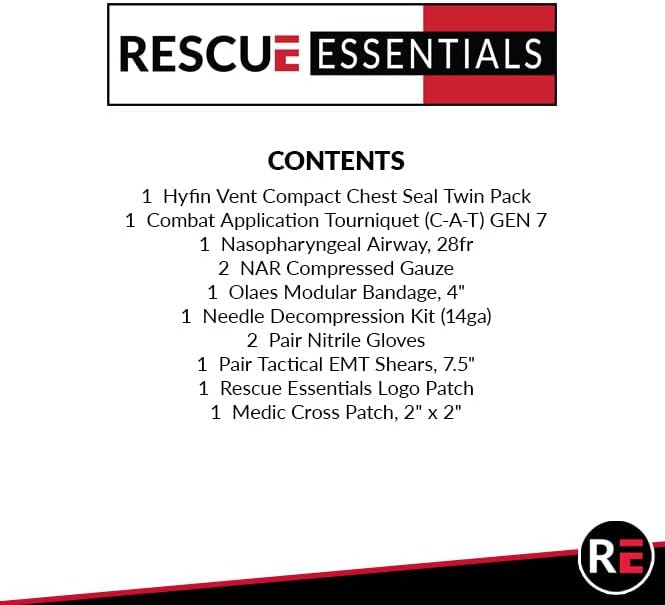 Rescue Essentials EMT Rip-Away Lite Operator Kit (Black)