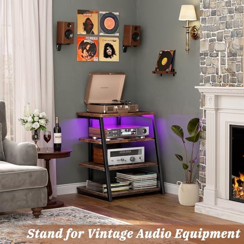 Armocity AV Media Stand, Stereo Stands and Racks Small Entertainment Center