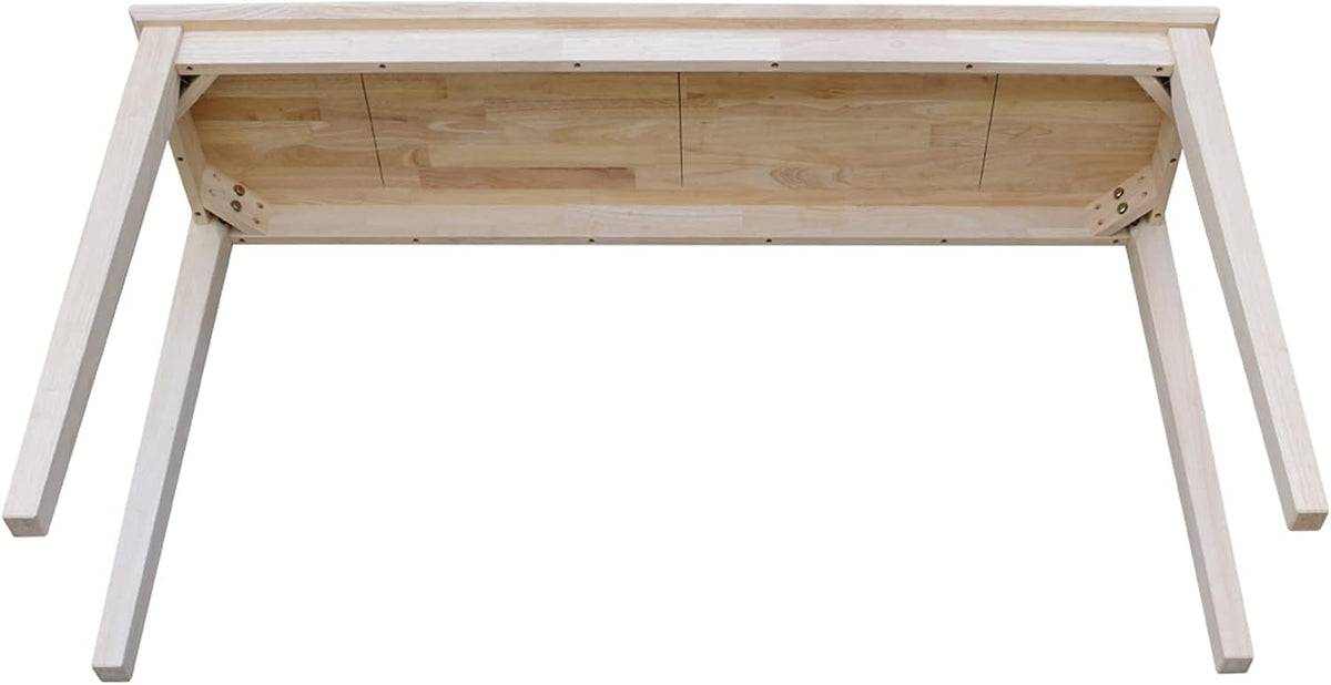 IC International Concepts Solid Wood Shaker Console Table, 60" Long