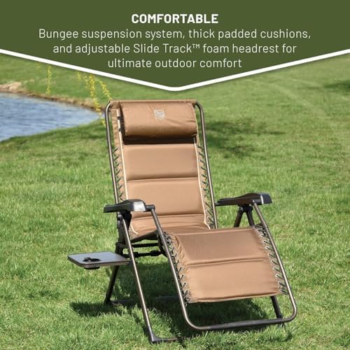 Timber Ridge Aluminum Zero Gravity Chair Set of 2, 350 lb Capacity Each