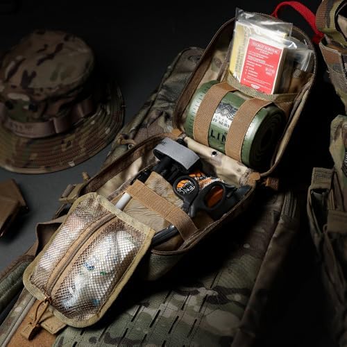 EVERLIT Emergency Trauma Kit, CAT GEN-7 Tourniquet 36" Splint, Military ...