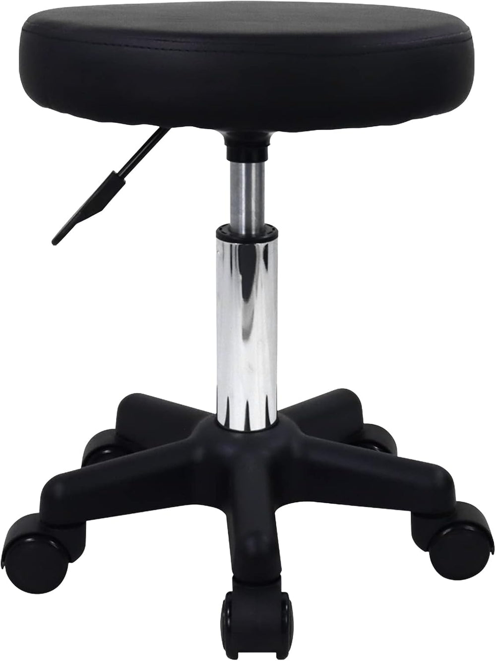 FURWOO Round Rolling Stool Height Adjustable Stool with Wheels for Spa Salon ...