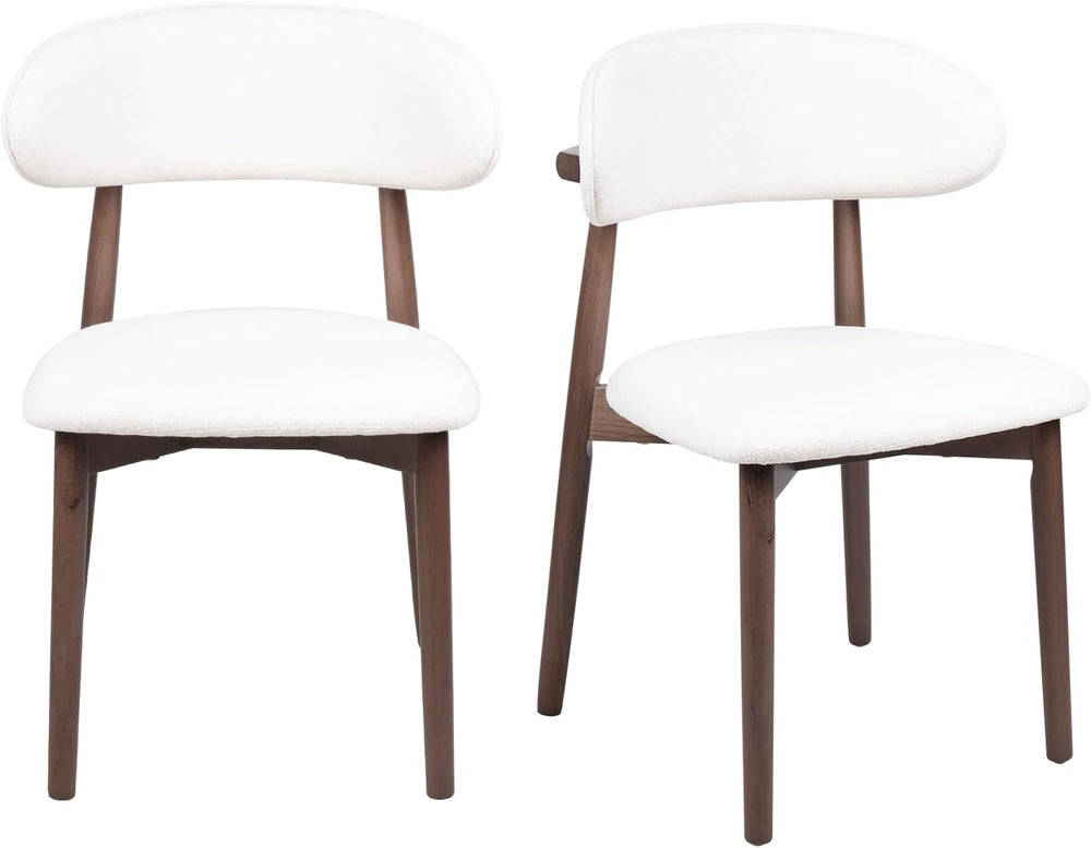 Dining Chairs Set of 2, Mid Century Modern Solid Wood Dining Room Chairs with...
