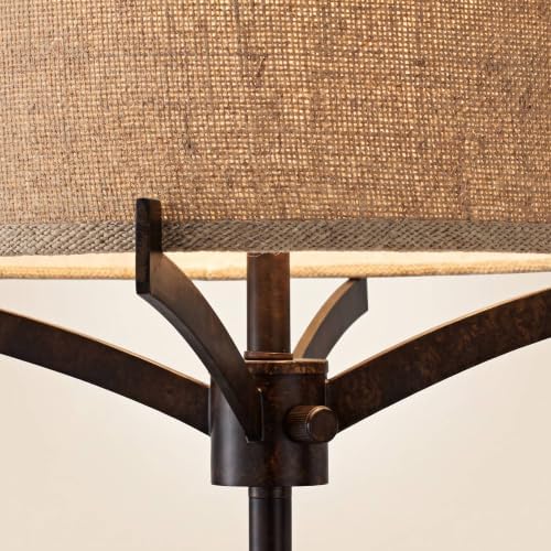 Tremont 62" Tall 2-Light Floor Lamp with Burlap Shade
