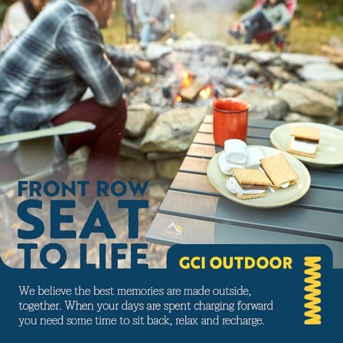 gci outdoor folding table, view 9