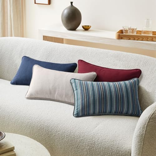 Unimatta Sunbrella Decorative Outdoor Water Repellent Throw Pillows with Inse...
