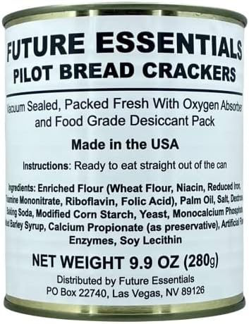 Future Essentials Survival Crackers – #2.5 Can, 30-Year Shelf Life, 1-Pack