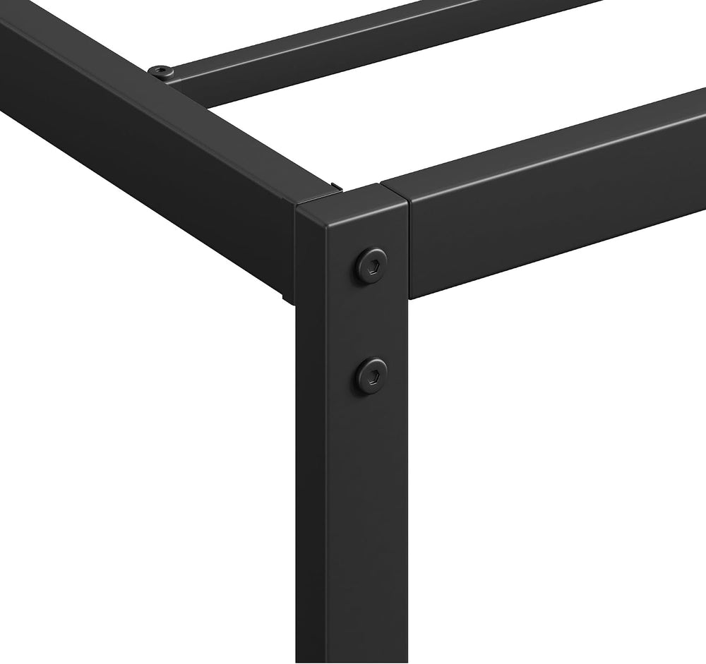 GAOMON 8" Full Bed Frame, Heavy-Duty Metal Platform, Black