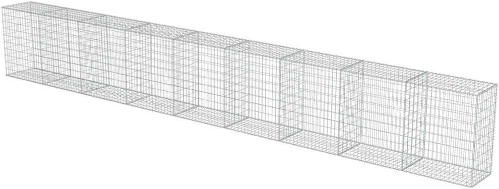 Galvanized Steel Gabion Wall with Covers, Gabion Mesh Wire Wall Panel Galvani...