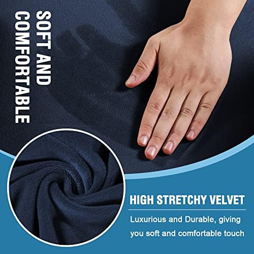 H.VERSAILTEX Sofa Cover 2 Piece T Cushion Armchair Slipcovers Thick Velvet Co...