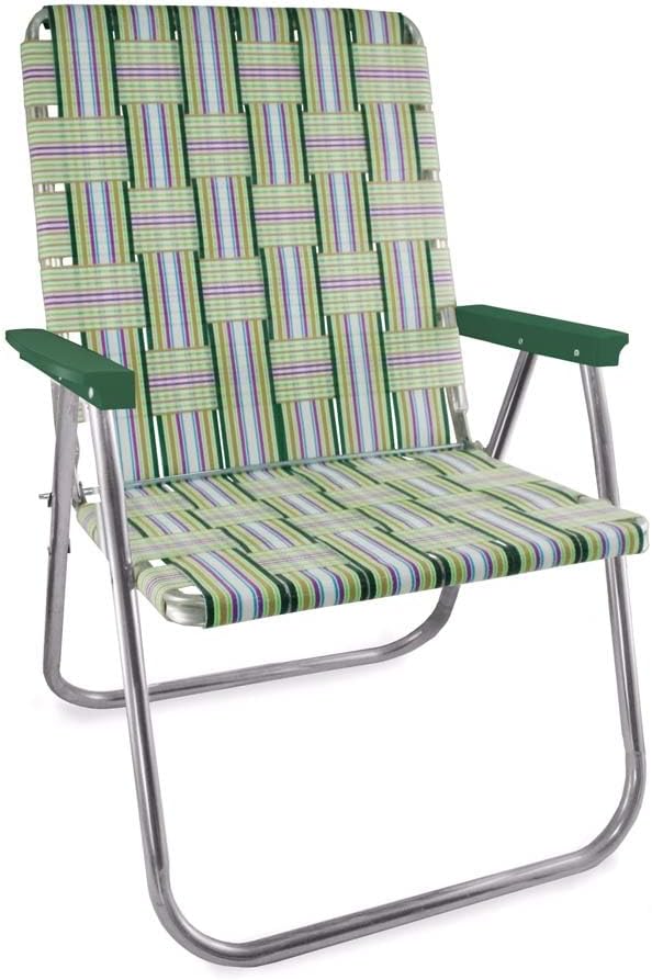Lawn Chair USA Folding Aluminum Outdoor Patio Lawn Chair | Heavy-Duty Webbed ...