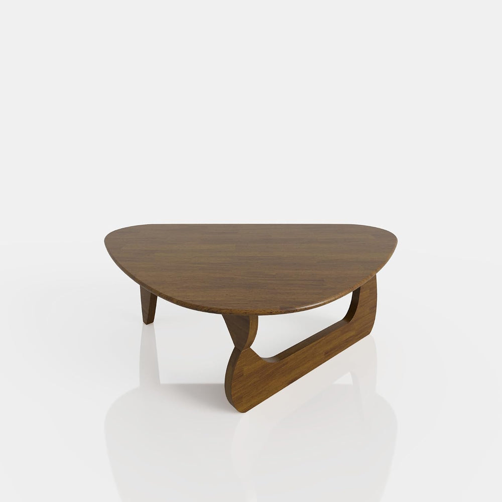 34" Coffee Table for Living Room Mid Century Modern Center Table with So...