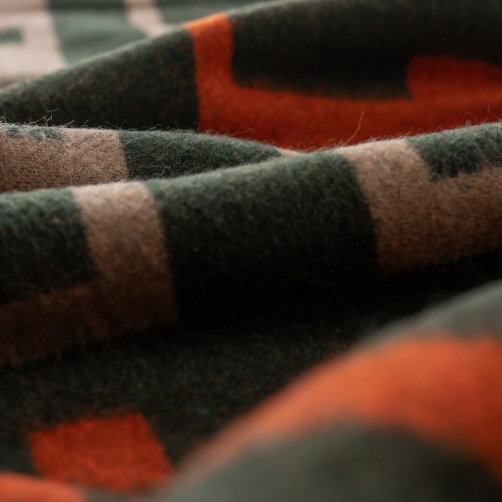 Arcturus Rainier Wool Blanket, for Home or Camping, Lone Pine, Twin