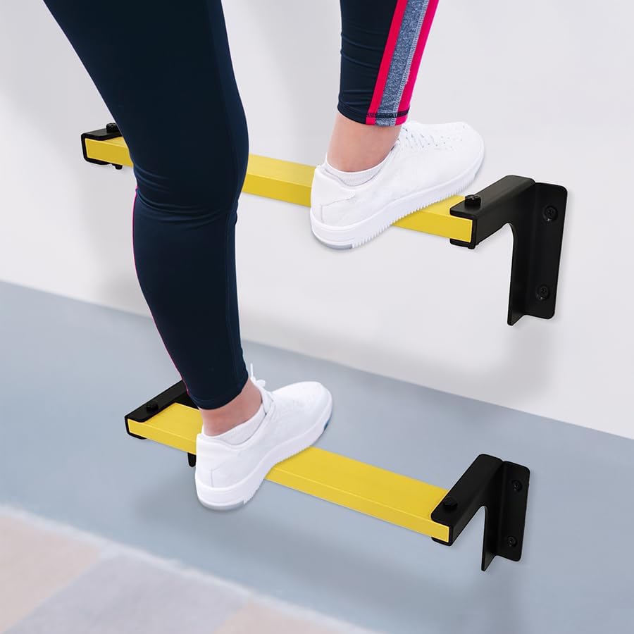 Wall-Mounted Rungs DIY | Set of 20 Fireproof Climbing Rungs | Antislip Standi...