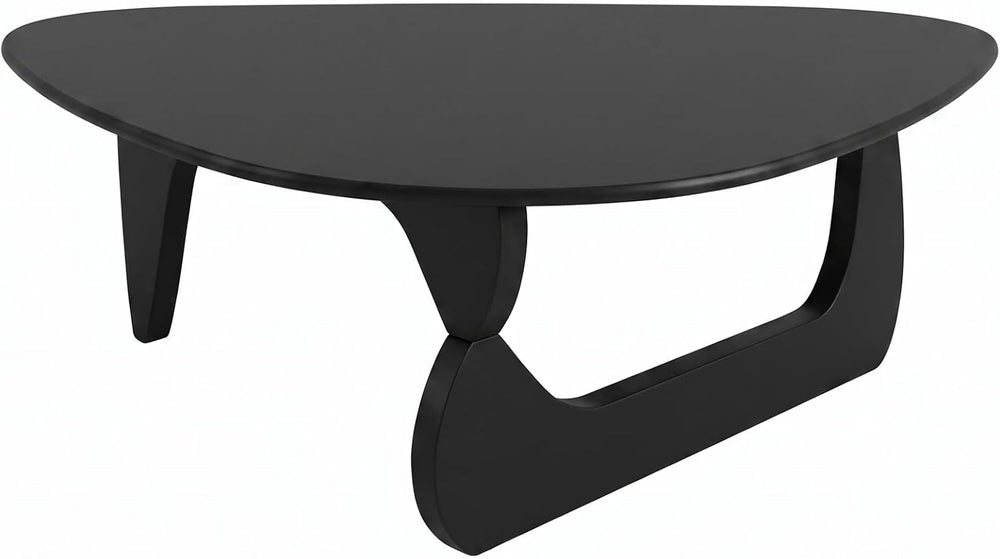 34" Coffee Table for Living Room Mid Century Modern Center Table with So...