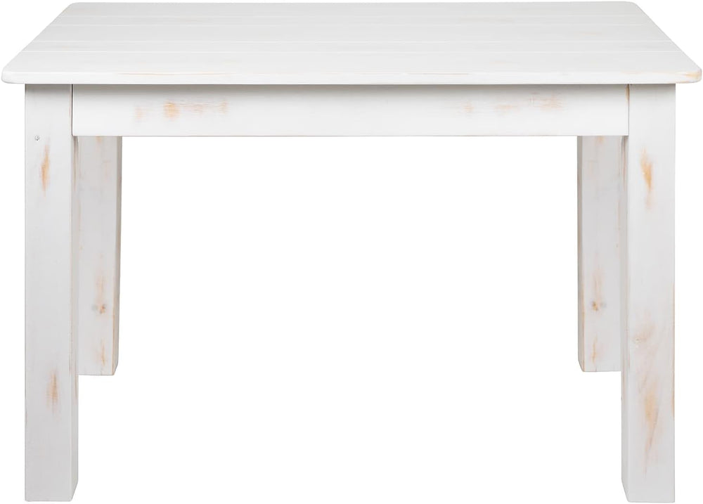 Flash Furniture Hercules 46x30 in Rectangular Dining Table, White