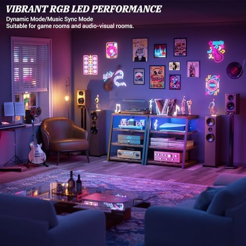 Armocity AV Media Stand, Stereo Stands and Racks Small Entertainment Center