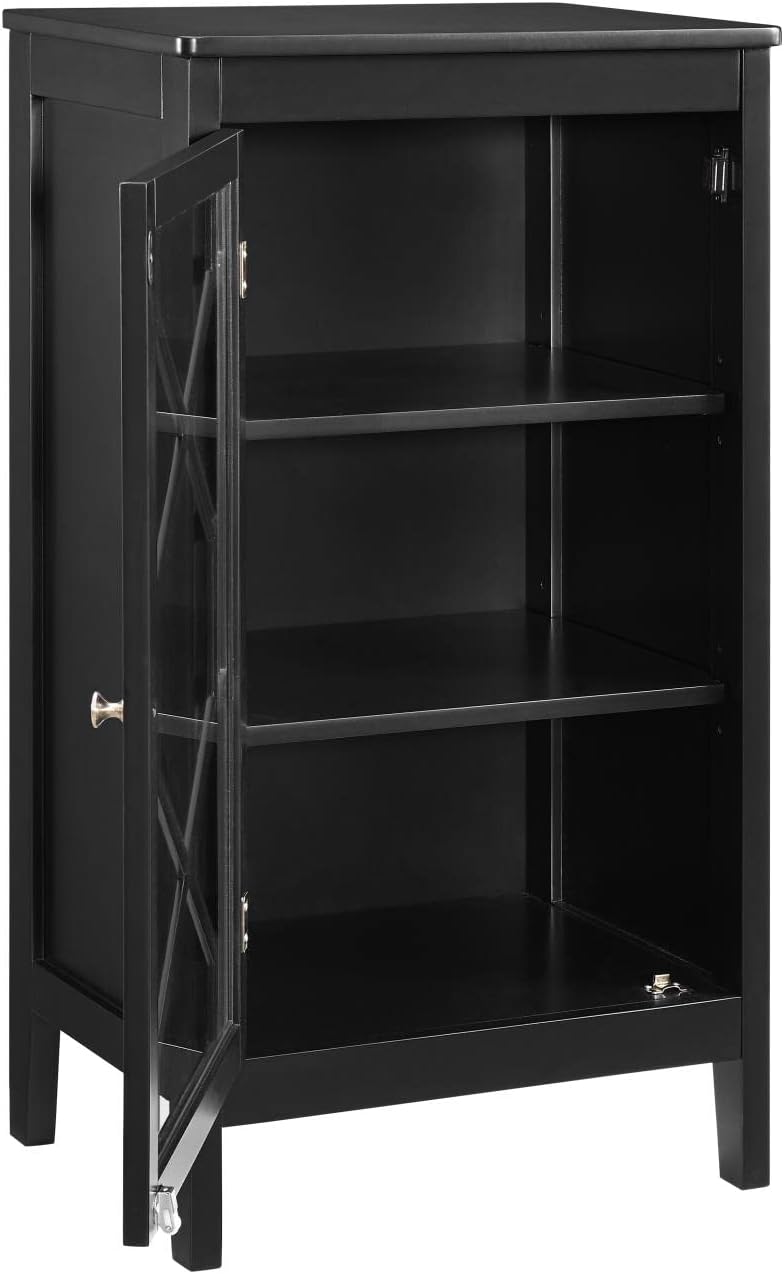 Linon Cabinet, Black