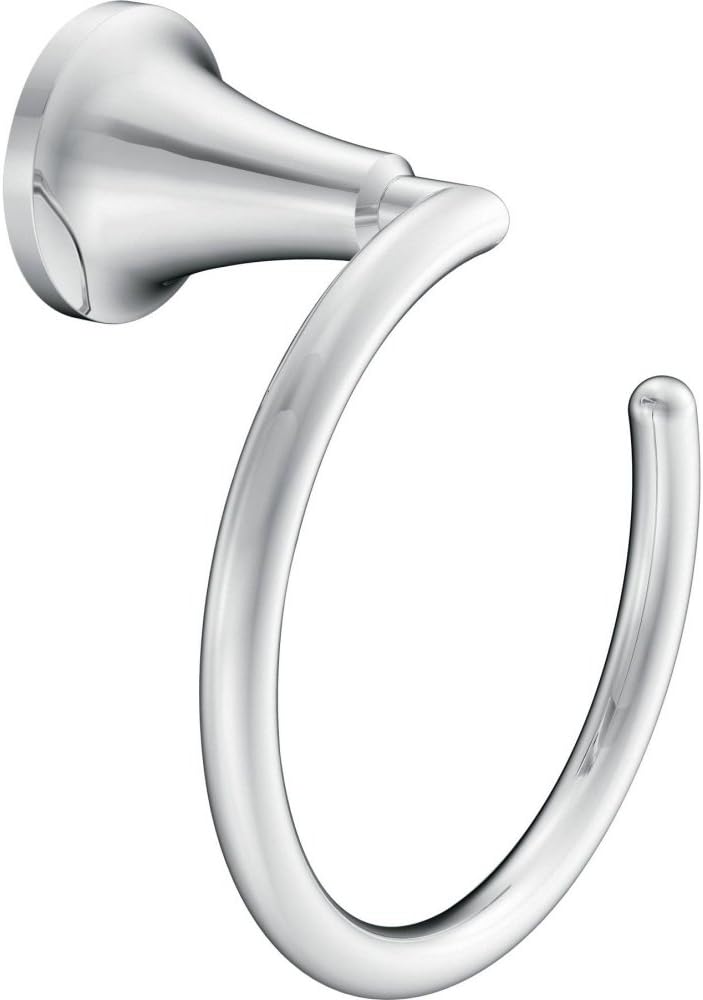 Moen YB5886CH Icon Collection Hand -Towel Ring, Chrome