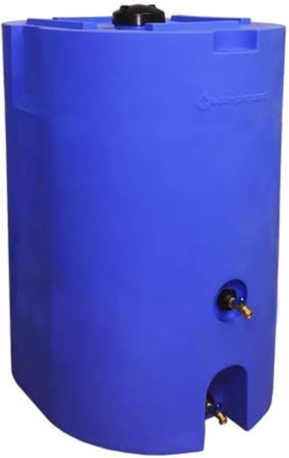 WaterPrepared 160 Gallon Stackable Utility Water Tank, Blue, 2 Pack