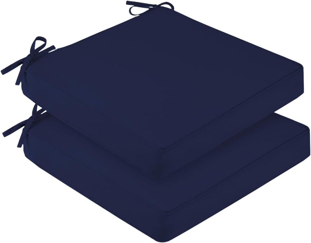 downluxe Waterproof Outdoor Chair Cushions for Patio Furniture, 22" x 22...