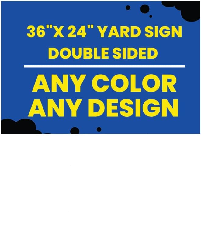 Custom Yard Sign Printing 4mm Coroplast Double Sided graduation yard sign, po...