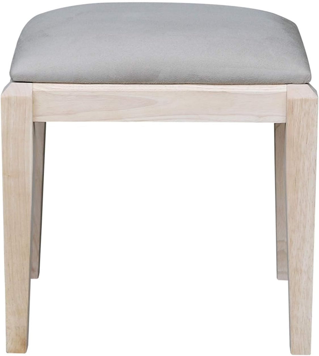 International Concepts Unfinished Vanity Bench, Unfinished