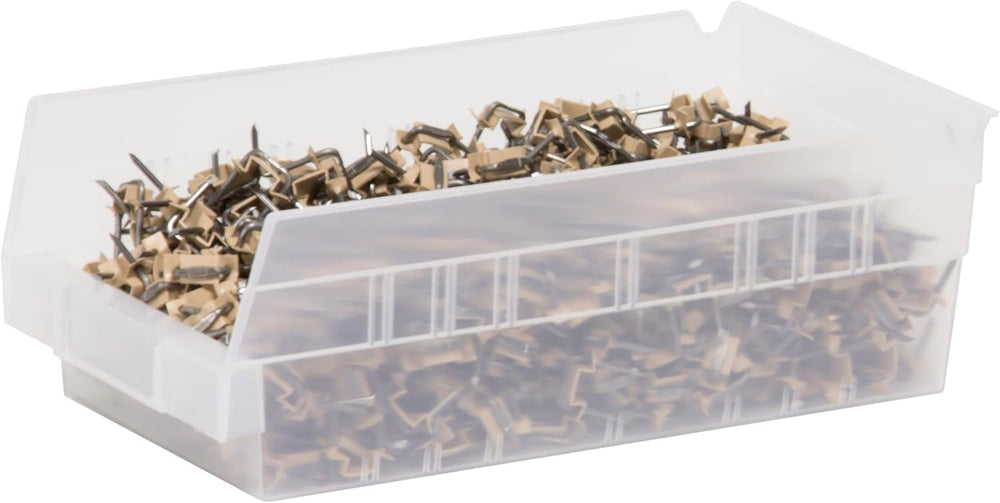 Akro-Mils 30130 Heavy Duty Plastic Shelf Bins, 12"x 6.5"x 4", ...