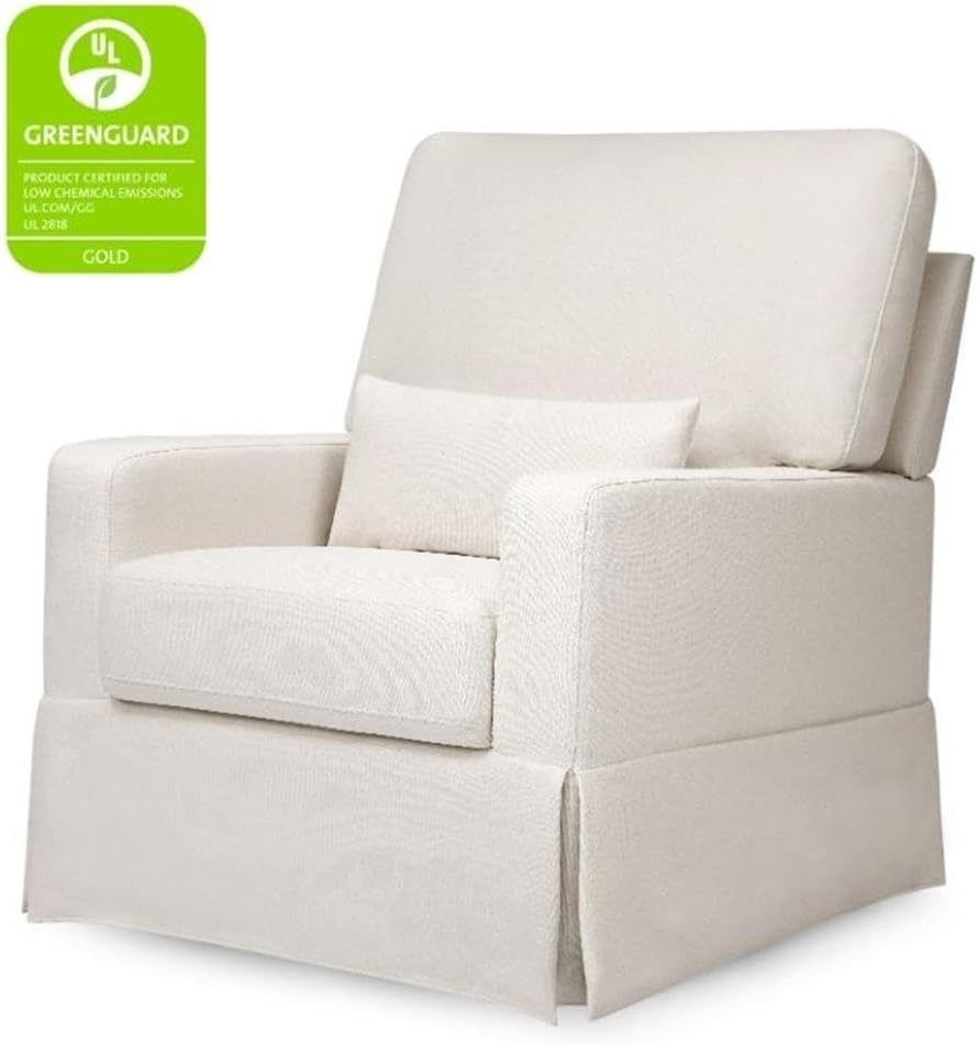 NAMESAKE Crawford Pillowback Comfort Swivel Glider, Performance Cream