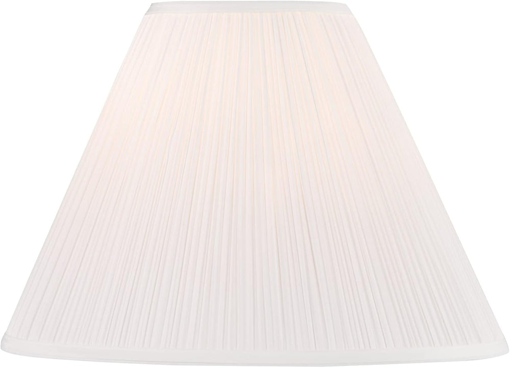 Aspen Creative 33137, Mushroom Pleated Traditional Spider Lamp Shade, Pleated...