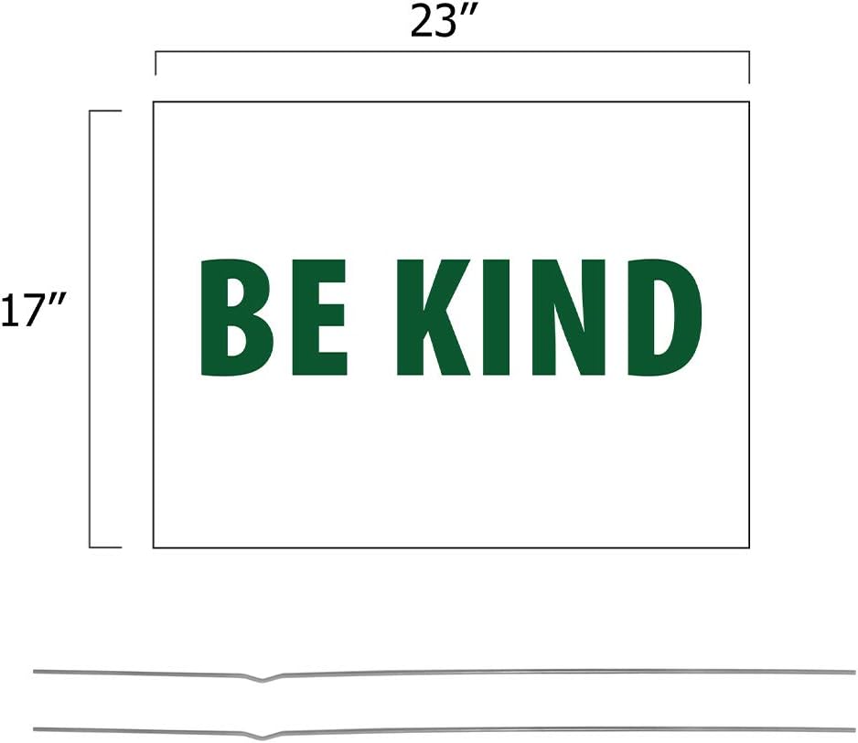 Vispronet Motivational Yard Sign Set – 23in x 17in Weather Resistant Yard Sig...