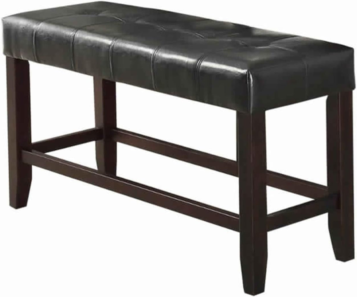 Poundex Wood Based High Bench, Black