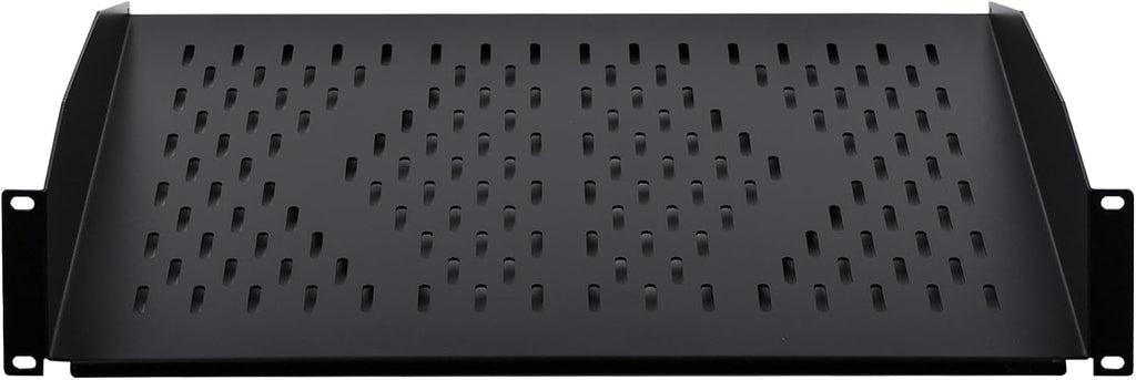 RackPath 2U Cantilever Universal Rack Shelf - 14in Deep – Rackmount Shelf for 19’’ AV/Network Equipment Racks – 55lbs Capacity - 2 Pack