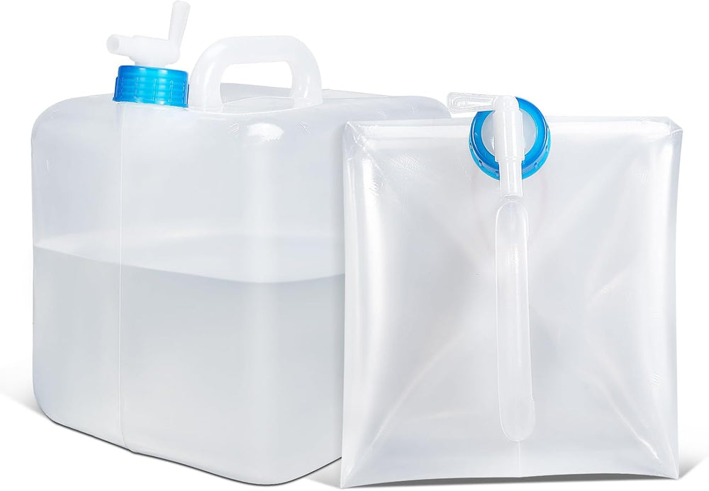 ASEVAT [2 Pack] 5.3 Gallon /20L Collapsible Water Container with Spigot &...