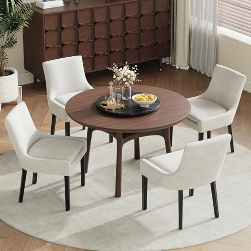 MALOL Dining Chairs Set of 4, Beige