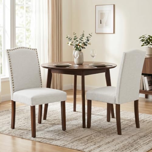 Dining Chairs Set of 2, Fabric Kitchen Chair for Living Room