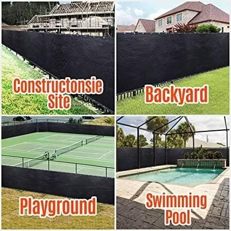 180GSM 6ft x 50ft Fence Privacy Screen Heavy Duty Fence Cover Garden Wall Bac...
