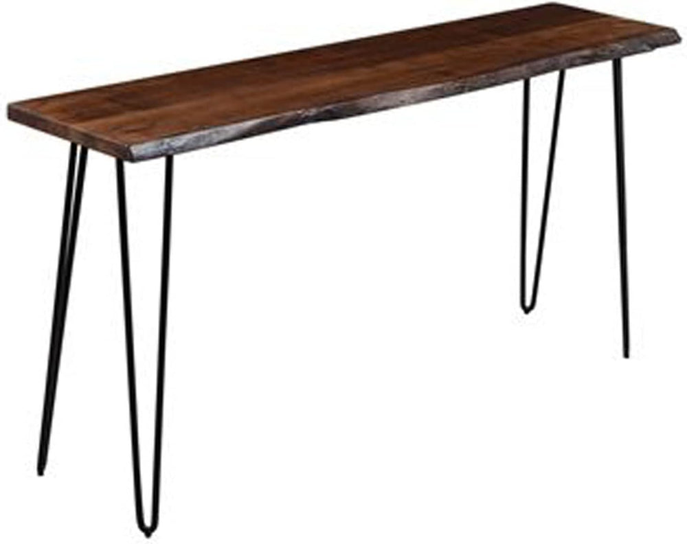 Jofran Nature's Edge 72" Farmhouse Dining Table - Solid Wood Counter...