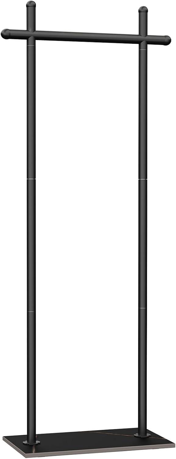 Industrial Clothes Racks,Metal Garment Trees,68.9in,Black,Small