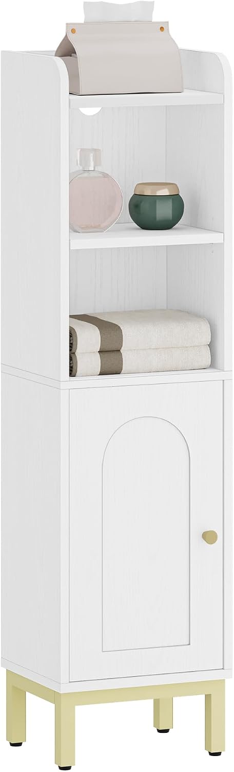 Hzuaneri Bathroom Storage Cabinet, Small Corner Floor Cabinet