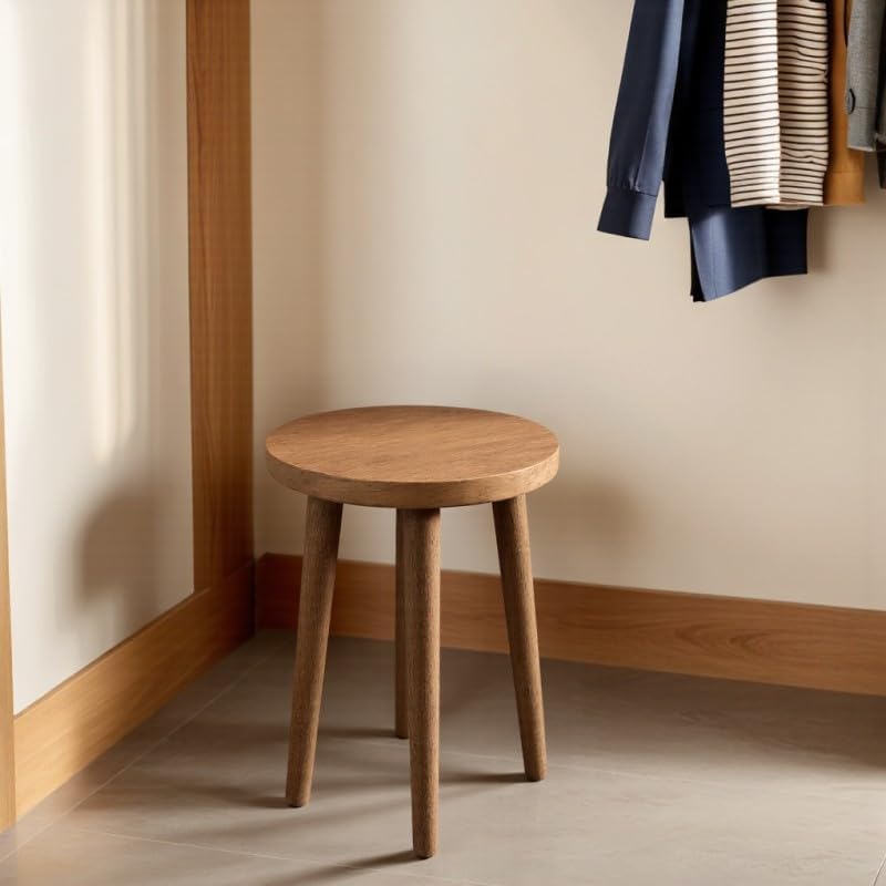 Stools Chair dining chair Dressing wooden stool shower stool Stool Kitchen Ba...