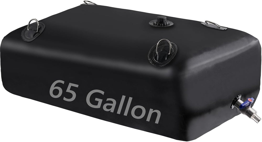 Rodelna Water Storage Bladder, Water Tank 65 Gallon Foldable Portable Water S...