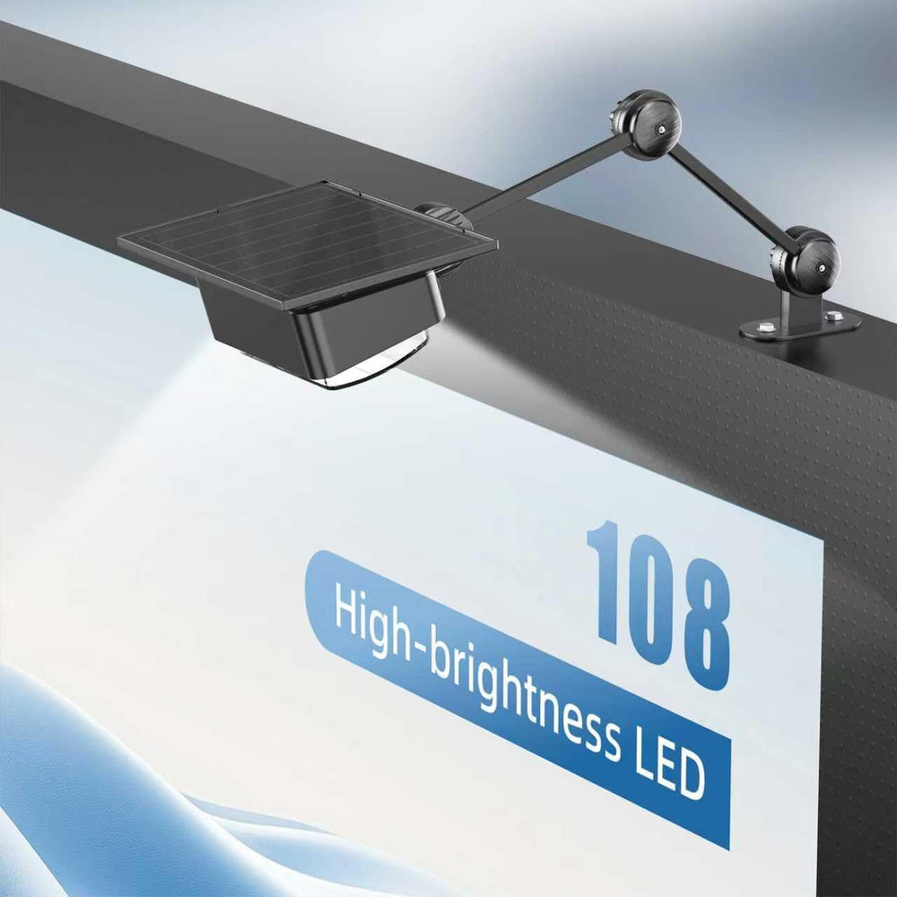 Solar Sign Lights Outdoor,108 led 5020 Lumen Solar Sign Light, 5000 mAh Billb...