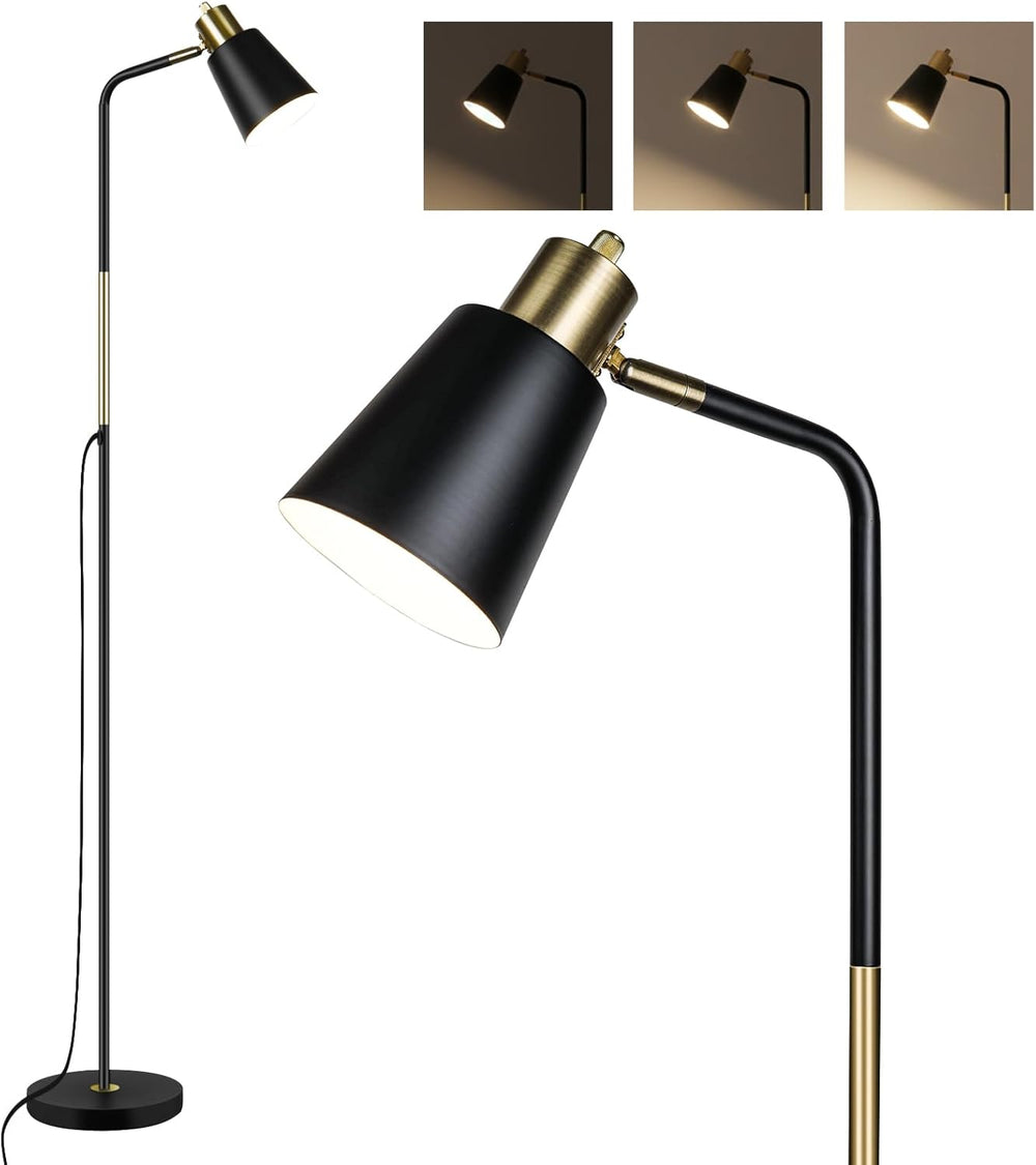 LALISU Floor Lamp Industrial Floor Lamps Reading Farmhouse Standing Lamp