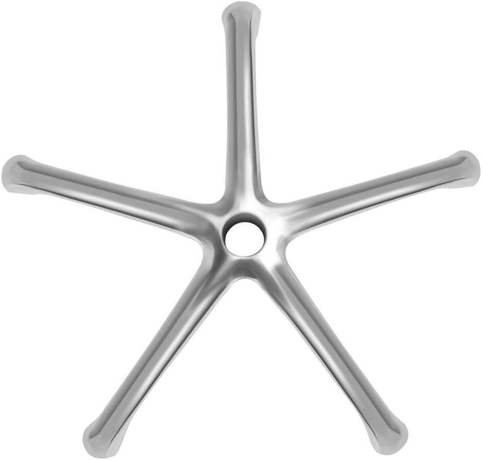 Kaleurrier Stool Chair Base Replacement: Heavy Duty Wheeled Base - 20.5”