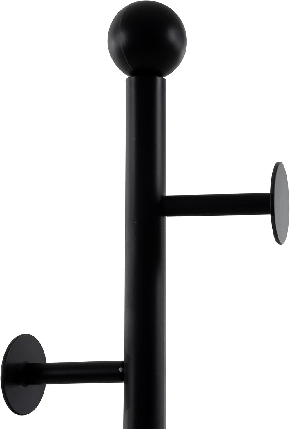 JIAYUEJU Coat Rack Freestanding with Table for Entryway (Black)