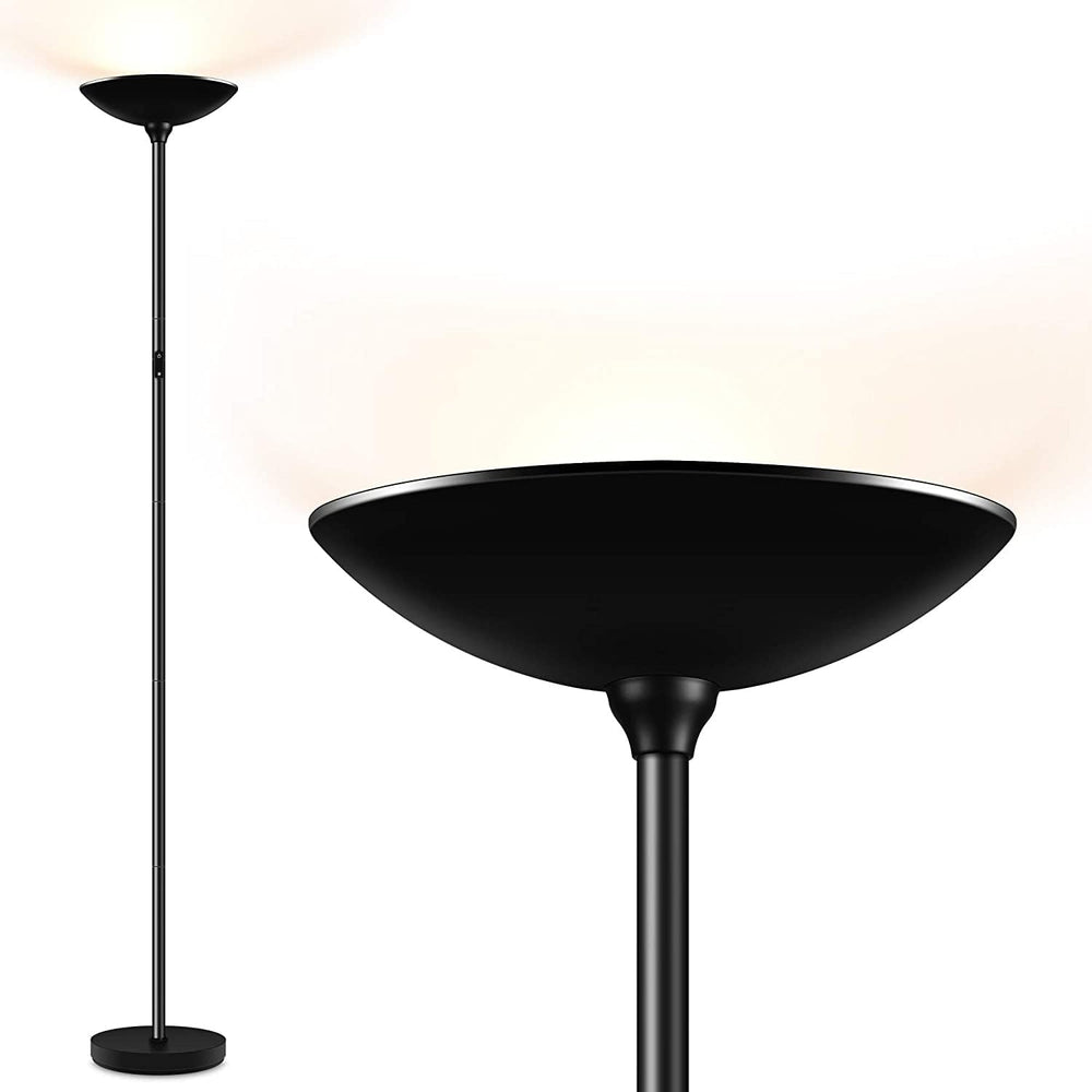 BoostArea Touch Floor Lamp,22W 2200LM LED Torchiere Floor Lamps, Stepless Dim...